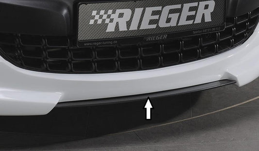 Opel Corsa D Rieger Spoilerschwert für Spoilerlippe 58946 / 58950 mittig, für Spoilerlippe, ABS, Carbon-Look, 
Montagezubehör