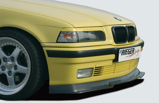 BMW 3er E36 Rieger Spoilerlippe    mit integr. Spoilerschwert, ABS, Carbon-Look, 
inkl. Gutachten, Montagezubehör