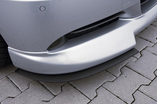 BMW 3er E90 Rieger Spoilerschwert   für Spoilerlippe 53400 2-tlg., für Spoilerlippe, ABS, Carbon-Look, 
inkl. Montagezubehör, ABE