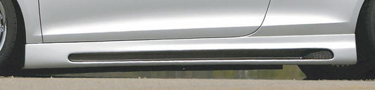 VW Corrado (53I) Rieger Seitenschweller    rechts, mit Schacht, mit Ausschnitt, ABS, Carbon-Look, 
inkl. Alugitter, Gutachten, Montagezubehör