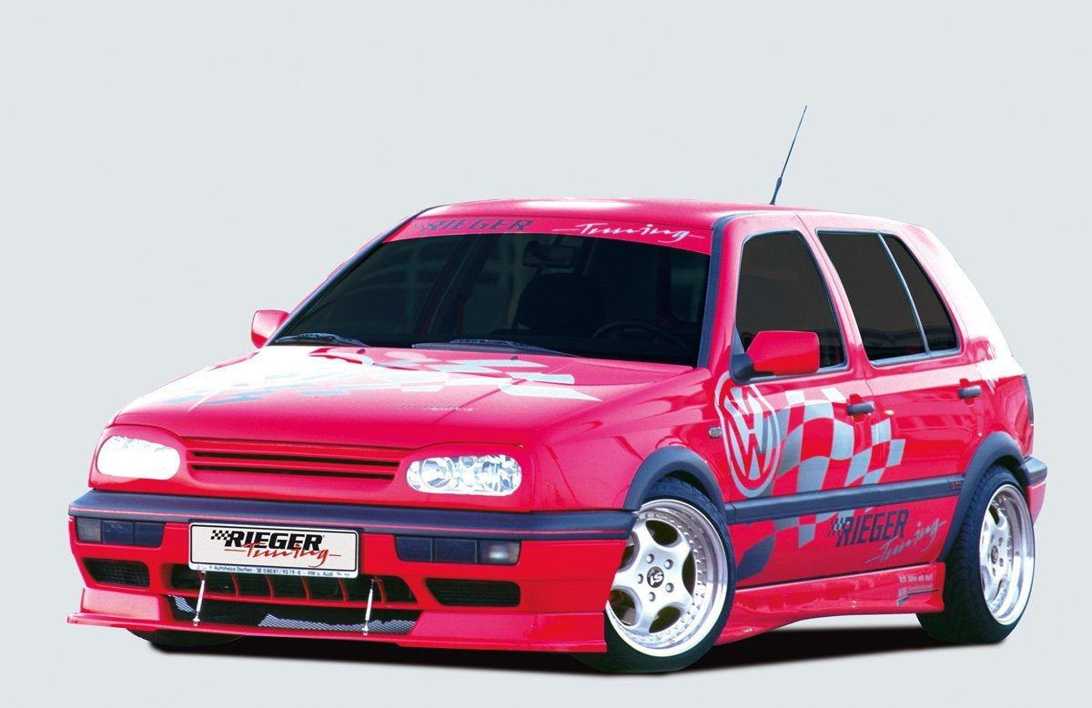 Weiße Doppelscheinwerfer für VW Golf III mit Golf IV-Optik, rechts