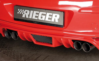 Opel Astra H Rieger Halbanlage ab Kat, für RIEGER-Heckansatz 1.6l Turbo 132 kW, 2.0l Turbo 125 kW / 147 kW für RIEGER-Heckansatz, rechts, links, 4x76mm, Edelstahl, 
inkl. Gutachten