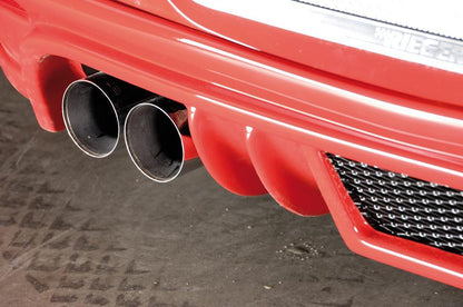 Opel Astra H Rieger Halbanlage ab Kat, für RIEGER-Heckansatz 1.6l Turbo 132 kW, 2.0l Turbo 125 kW / 147 kW für RIEGER-Heckansatz, rechts, links, 4x76mm, Edelstahl, 
inkl. Gutachten