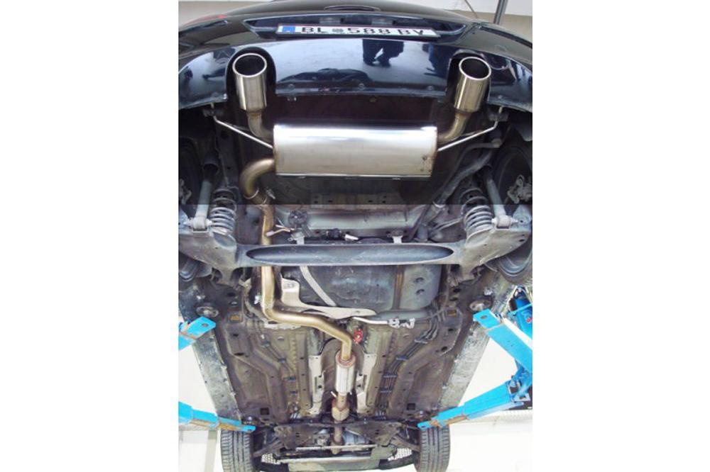 Opel Corsa D Rieger ESD, li./re. je 1x115x85mm Typ 32, Corsa D GSI/OPC  1.6l, 110 kW/141 kW (Turbo-Motoren) links, rechts, 1x115x85mm, für RIEGER-Heckansatz, Edelstahl