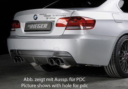 BMW 3er E92 Orig. M-Technik Heckschürze ohne Heckeinsatz BMW E92 Coupe / E93 Cabrio Kunststoff, für Fzg. ohne Einparkhilfe (PDC)