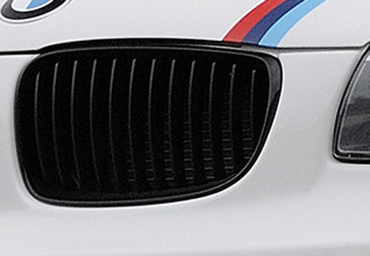 BMW 1er E81  (187/1K2/1K4) Facelift BMW-Niere links, Glanzschwarz für Spoilerstoßstange 35030/31/32/33/41/43 links, für Spoilerstoßstange
