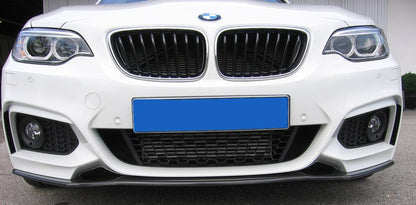 BMW 2er F22  (1C) Carbon Spoilerschwert für BMW 2er F22 nur für orig. M-Paket Frontschürze Carbon, für Fzg. mit M-Technik, 
inkl. Montagezubehör, Gutachten