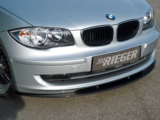 BMW 1er E81  (187/1K2/1K4) Carbon Spoilerschwert für BMW 1er, E81/87 LCI nur für Serien Frontschürze LCI Carbon, 
inkl. Montagezubehör, Gutachten