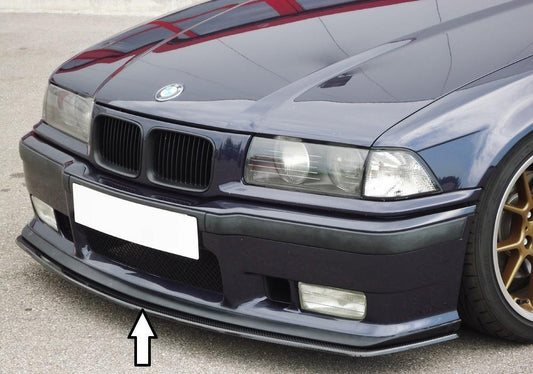 BMW 3er E36 Carbon Spoilerschwert für BMW E36 nur für orig. M-Paket Frontschürze für orig. Frontschürze, Carbon, für Fzg. mit M-Technik, 
inkl. Montagezubehör, Gutachten