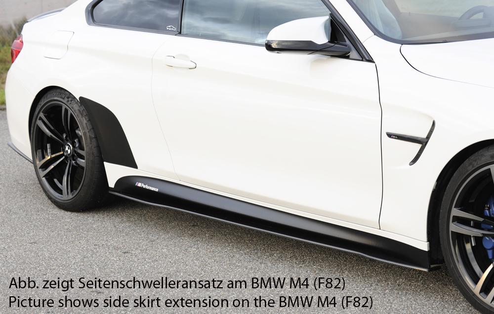 BMW 3er F80 M3 (M3) Carbon Seitenschwelleransatz, rechts BMW M3 F80, für orig. Seitenschweller rechts, für orig. Seitenschweller, Carbon, 
inkl. Montagezubehör, Gutachten