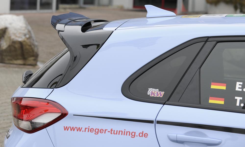 Hyundai i30 N  (PDE) Drive-Emotion Heckspoiler für Hyundai i30 N (PDE) im edlen Pianolack, ABS/schwarz-glänzend ABS, schwarz glänzend, 
inkl. Montagezubehör, Gutachten