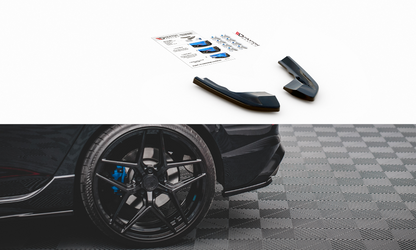 Heck Ansatz Flaps Diffusor V.1 für Volkswagen Golf R Mk8 schwarz matt