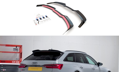 Spoiler CAP V.2 für Audi RS6 C8 schwarz matt