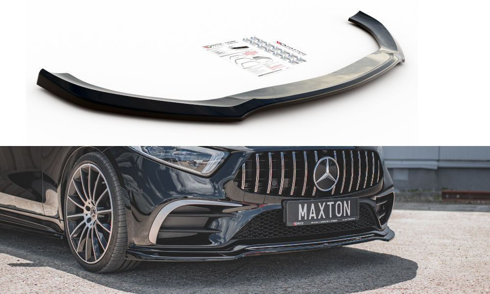 Front Ansatz V.3 für Mercedes-Benz CLS AMG-Line / 53AMG C257 schwarz matt