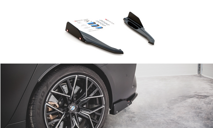Heck Ansatz Flaps Diffusor +Flaps für V.1 BMW M8 Gran Coupe F93