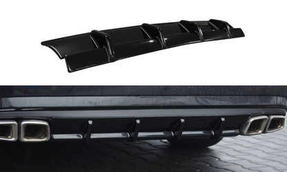 Diffusor Heck Ansatz für Mercedes E63 AMG W212  Carbon Look