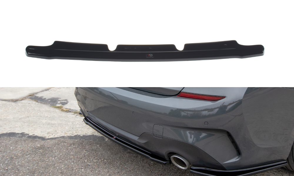 Mittlerer Diffusor Heck Ansatz für BMW 3er G20 M Paket Carbon Look