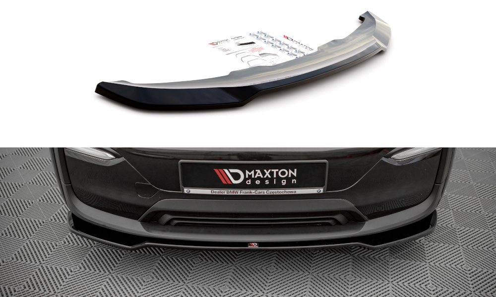 Front Ansatz V.1 für BMW i3 Mk1 Facelift Carbon Look