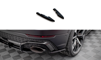Heck Ansatz Flaps Diffusor für Audi RSQ8 Mk1 Carbon Look