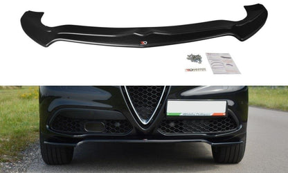 Front Ansatz V.1 für Alfa Romeo Stelvio schwarz Hochglanz