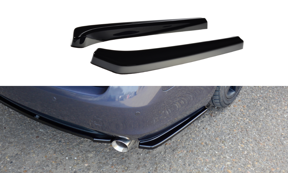 Heck Ansatz Flaps Diffusor für LEXUS GS MK.3 schwarz matt
