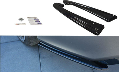 Heck Ansatz Flaps Diffusor für Audi RS7 Facelift schwarz Hochglanz