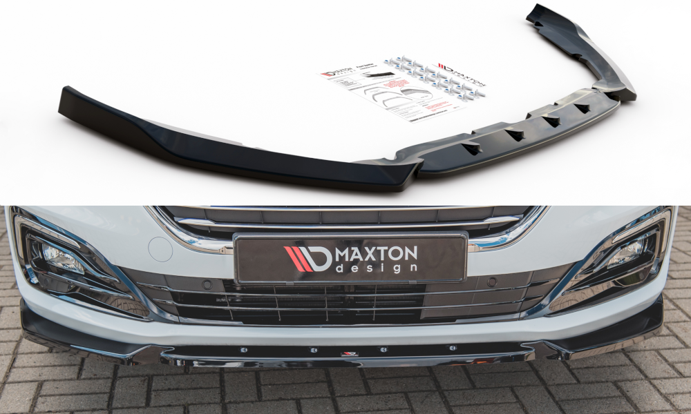 Front Ansatz für Ford Mondeo Mk5 Facelift  schwarz matt