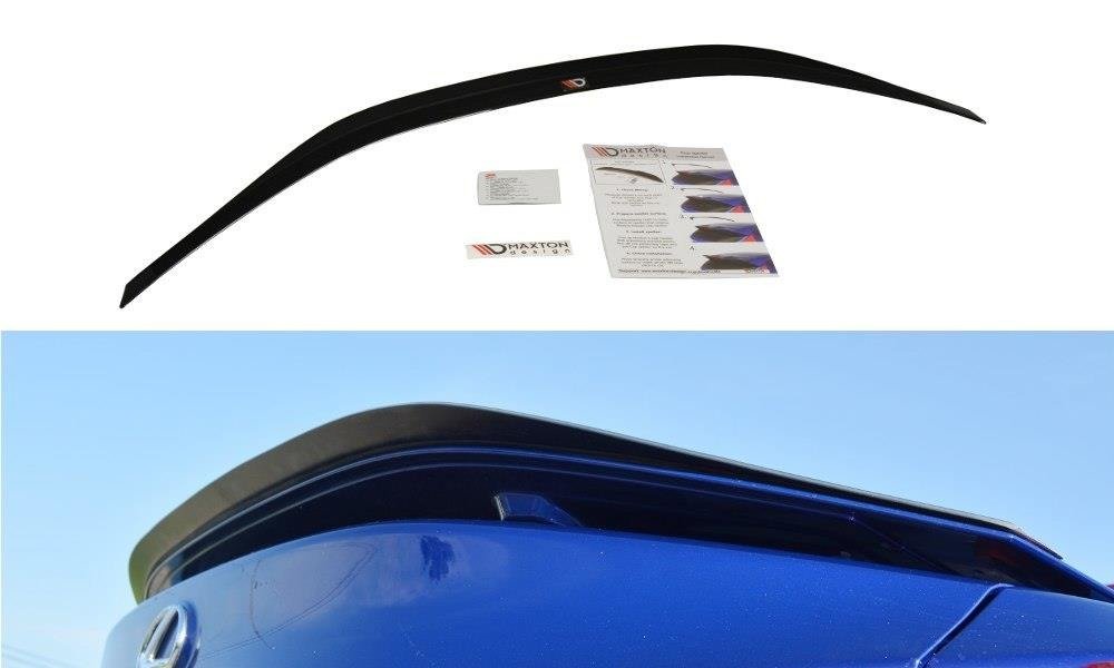 Spoiler CAP für Lexus RC F schwarz matt