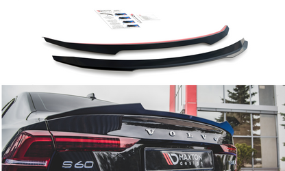 Spoiler CAP für Volvo S60 R-Design Mk3 Carbon Look