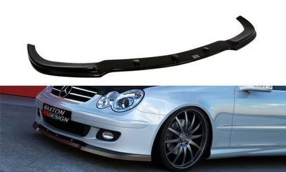 Front Ansatz für MERCEDES CLK W209 Facelift FÜR Serie schwarz matt