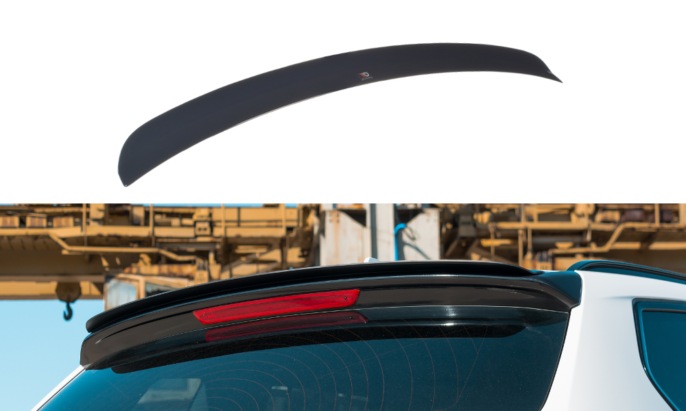 Spoiler CAP für BMW X3 F25 M-Paket Facelift  Carbon Look