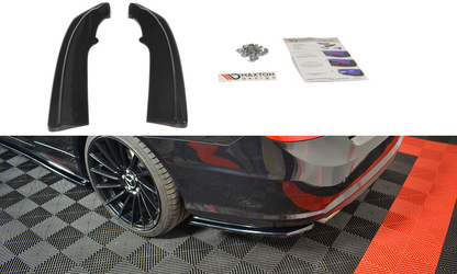 Splitter / Diffusor Heck Ansatz für Mercedes-Benz E-Klasse W207 Coupe AMG-Line schwarz matt