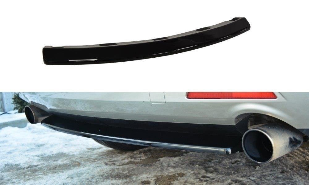 Mittlerer Diffusor Heck Ansatz für MAZDA CX-7 schwarz matt