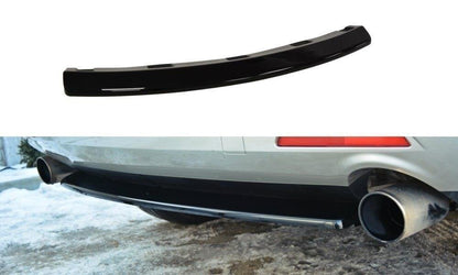 Mittlerer Diffusor Heck Ansatz für MAZDA CX-7 schwarz matt