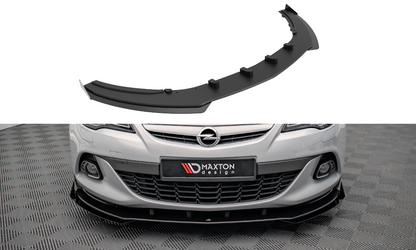 Street Pro Front Ansatz für +Flaps für V.1 + Flaps Opel Astra GTC OPC-Line J schwarz Hochglanz