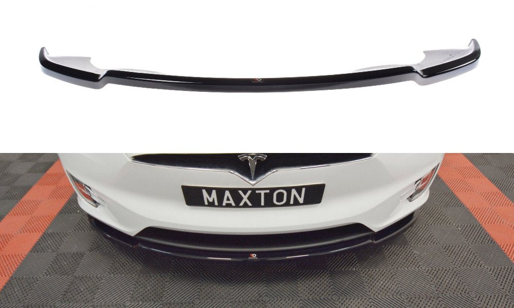 Front Ansatz V.1 für TESLA MODEL X Carbon Look