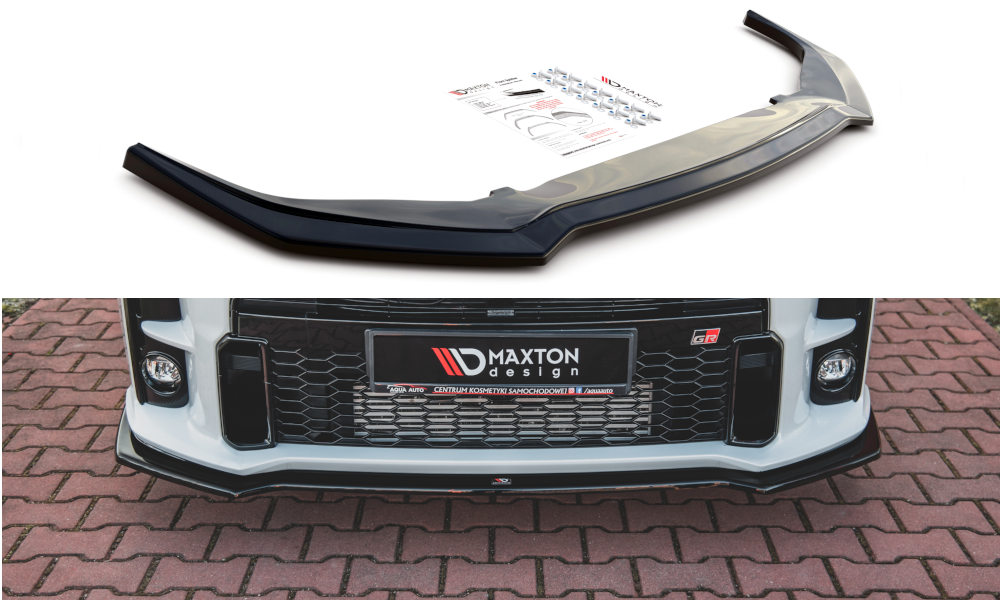 Front Ansatz V.1 für Toyota GR Yaris Mk4 schwarz matt