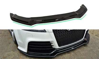 Front Ansatz V.2 für Audi TT RS 8J schwarz Hochglanz