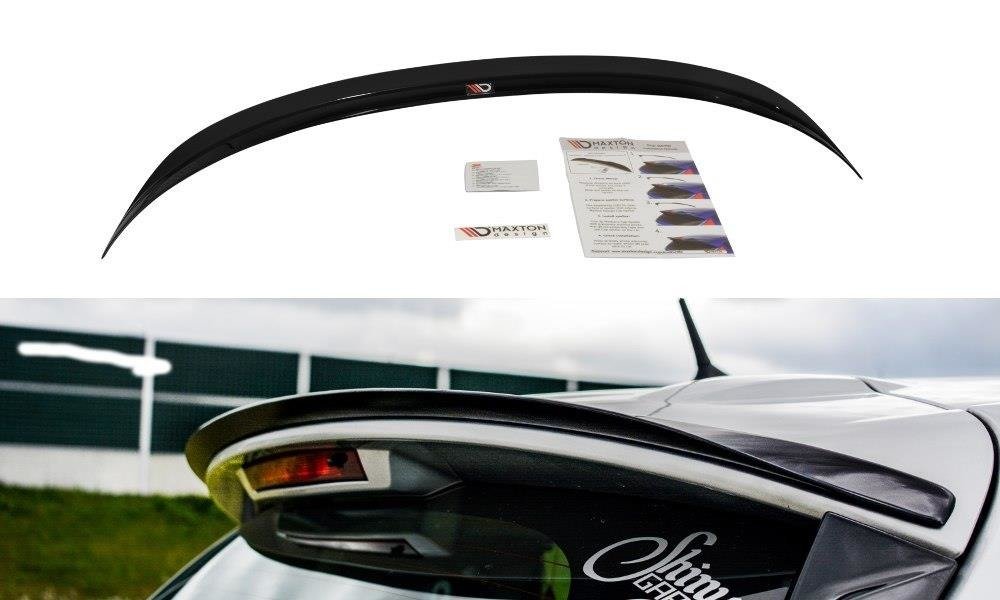 Spoiler CAP für Renault Clio Mk4 schwarz matt