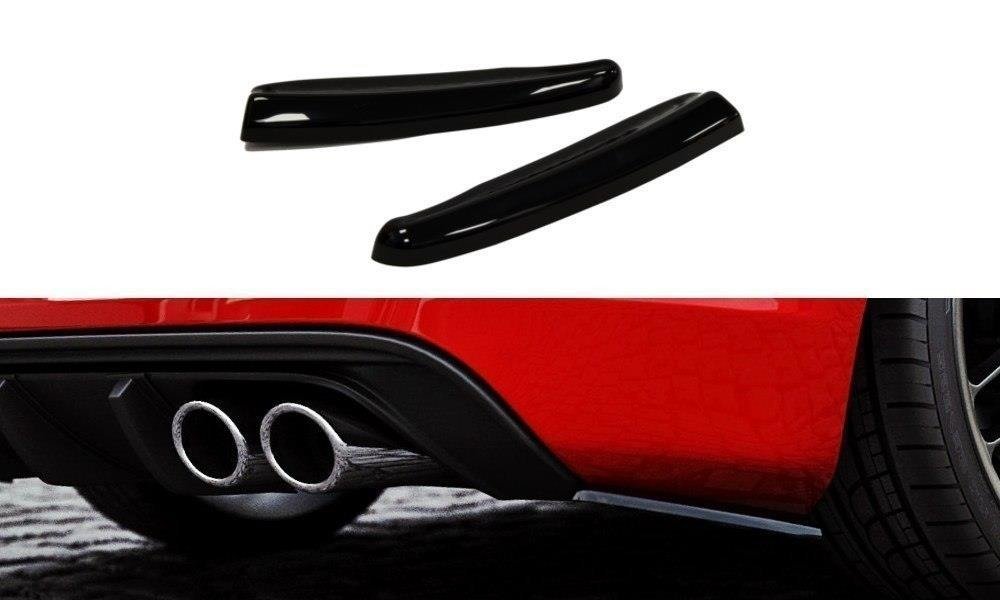 Heck Ansatz Flaps Diffusor für Audi S3 / A3 S-Line 8V Hachback / Sportback schwarz matt