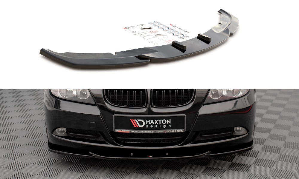 Front Ansatz V.2 für BMW 3er E90 schwarz matt