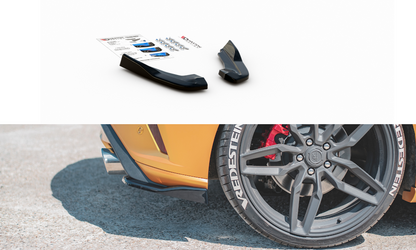 Heck Ansatz Flaps Diffusor V.2 für Ford Focus ST Mk4  Carbon Look