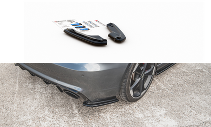 Heck Ansatz Flaps Diffusor V.1 für Audi RS3 8V Sportback schwarz matt