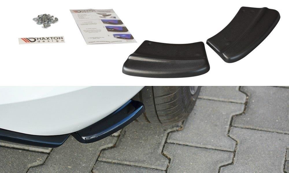 Heck Ansatz Flaps Diffusor V.1 für Ford Fiesta Mk8 ST-Line schwarz matt