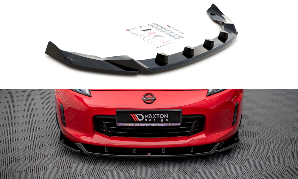 Front Ansatz V.2 für Nissan 370Z Facelift schwarz matt