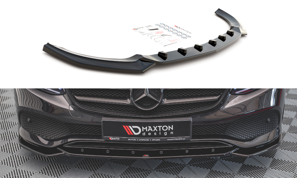 Front Ansatz für Mercedes-Benz E W213 schwarz matt