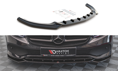 Front Ansatz für Mercedes-Benz E W213 schwarz matt