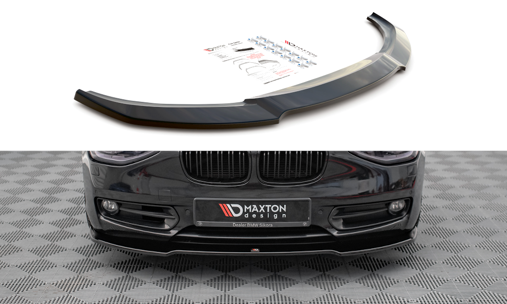Front Ansatz V.1 für BMW 1er F20 Carbon Look