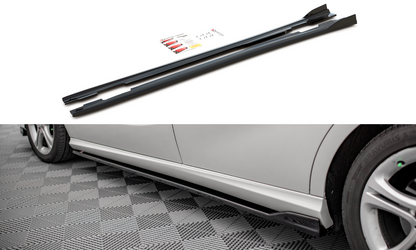 Seitenschweller Ansatz für V.1 für Mercedes-Benz A W176 Carbon Look
