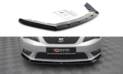 Front Ansatz V.1 für Seat Leon Mk3 schwarz Hochglanz